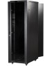 LANMASTER Шкаф коммутационный (TWT-CBB-27U-6X8-P1) напольный 27U 600x800мм пер.дв.перфор. задн.дв.перфор.2-хст. 2 бок.пан. 800кг черный IP20 сталь