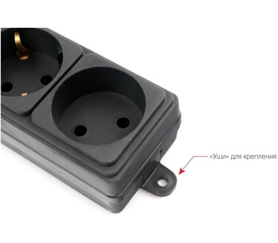 POWERCUBE Power Cube Фильтр-удлинитель 1,9м 6 р 16А SPG6-B1,9M (21887), черный