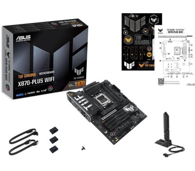 Материнская плата ASUS Материнская плата TUF GAMING X870-PLUS WIFI AM5 ATX 4xDDR5 2xPCIEx16 4xM.2 2xUSB-C HDMI 2.5GLAN Wi-Fi 7