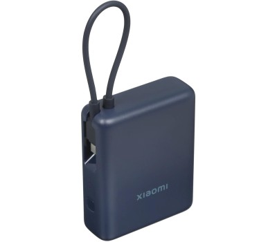 Аккумулятор внешний XIAOMI Внешний аккумулятор со встроенным кабелем 33W Power Bank 10000mAh (Integrated Cable) синий