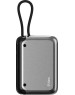 TTEC Внешний аккумулятор ReCharger LCD 10.000mAh USB-C&USB-A PD 33W Powerbank со встроенным кабелем USB-C. Цвет: черный
