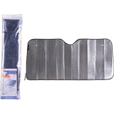 Шторки солнцезащитные NOVA BRIGHT металлизированная, под лобовое стекло (серебро), 150х70см 46482