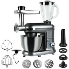 Кухонный комбайн 9 в 1 RAGEX R101, 4.5л, 1500Вт, цвет: 200 (серый), КИТАЙ