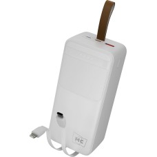 Powe Bank MORE CHOICE (4620202552846) PB59-40 40000mAh 1USB+1Type-C+1micro USB 3.0A 22.5W PD20WP, белый