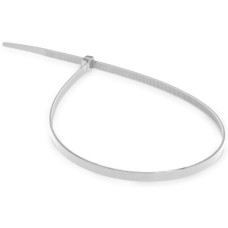 Хомут AVS TOOLS NT4840-100W стяжка нейлоновая 4,8х400мм, белый (100шт.)