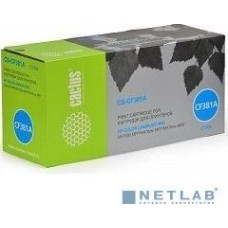CACTUS CF381A Тонер Картридж CS-CF381A голубой для HP LJ Pro M476dn/M476nw/M476dw (2700стр.)