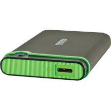 Внешний диск TRANSCEND 2ТБ Внешний диск HDD StoreJet 25M3 TS2TSJ25M3G, USB 3.0, зеленый
