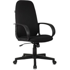 Кресло компьютерное БЮРОКРАТ Кресло руководителя Ch-808AXSN, ткань, до 120кг, черный