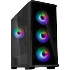 ZALMAN Корпус ATX Z10 Duo, Midi-Tower, без БП, черный