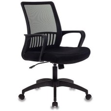 Кресло компьютерное БЮРОКРАТ Кресло MC-201, сетка/ткань, до 120кг, черный