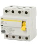 IEK Выключатель дифф. тока (УЗО) ВД1-63 (MDV10-4-040-100) 40A 4П 400В 4 модуля белый (упак.:1шт)