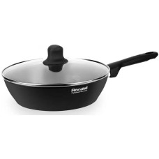 RONDELL Сковорода Frank RDA-1372, 24см, с крышкой, антипригарное покрытие, алюминиевая