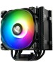 ENERMAX Вентилятор ETS-T50A-BK-ARGB Universal, TDP 230W, 500;1600 RPM, 23.81;71.32CFM, 14;24dB(A), BLACK, ARGB, RTL {8} (724199)