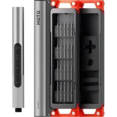 Мини-дрель HOTO Электрическая мини-дрель с набором свёрл SNAPBLOQ Electric Mini Drill Set (20 предметов, серый, красный, D-A03)