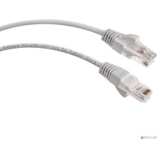 Cabeus PC-UTP-RJ45-Cat.5e-10m Патч-корд U/UTP, категория 5е, 2xRJ45/8p8c, неэкранированный, серый, PVC, 10м