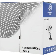 NINGBO Кабель сетевой UTP 4 пары cat.5E solid 0.5мм CCA molded 305м серый