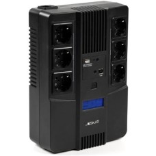 ИБП БАСТИОН Источник бесперебойного питания Skat 800-AID-IN-1x9 480Вт 800ВА черный