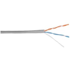 LANMASTER Кабель информационный NM-UTP5E2PR-CU кат.5E UTP 2 пары PVC внутренний 305м серый