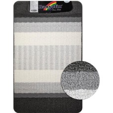 САНАКС - Коврик в ванную СТАР-ЛООП, одинарный. СЕРЫЙ, 550 х 900 мм, 100% полиэстер 00811