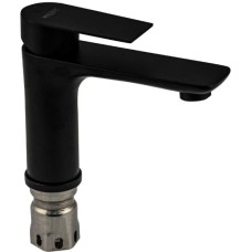 МАГНУС - Смеситель на раковину, литой корпус ЧЁРНЫЙ, из нержавеющей стали марки 304 9448