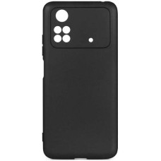 DF Чехол (клип-кейс) для Poco M4 Pro (4G) poOriginal-06 черный (POORIGINAL-06 (BLACK))