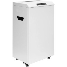 HELEOS Шредер УО65-5 белый (секр.P-5) фрагменты 20лист. 65лтр. скрепки скобы пл.карты CD