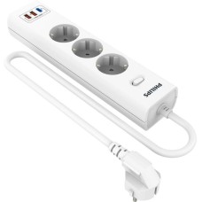 PHILIPS Сетевой фильтр CHP4336WB/51 3м (3 розетки) белый (коробка)