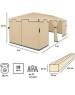 GREEN GLADE Тент садовый 1048 3х6х2,5м полиэстер