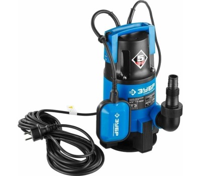 Дренажный насос ЗУБР НПГ-Т3-400 Насос погружной дренажный для грязной воды