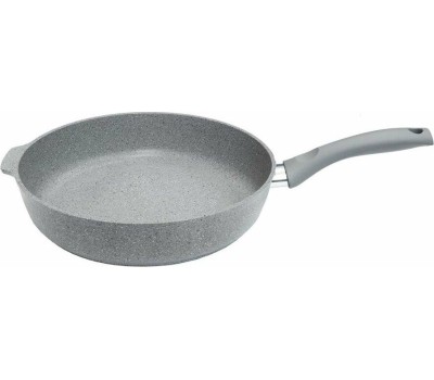 Сковорода KUKMARA смс281а а/пр литая 28см Светлый мрамор