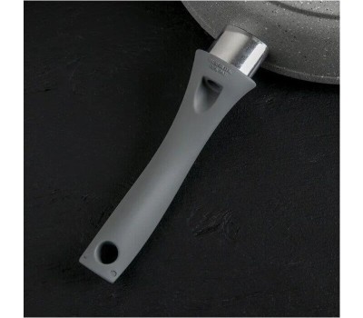 Сковорода KUKMARA смс281а а/пр литая 28см Светлый мрамор