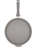 Сковорода KUKMARA смс281а а/пр литая 28см Светлый мрамор