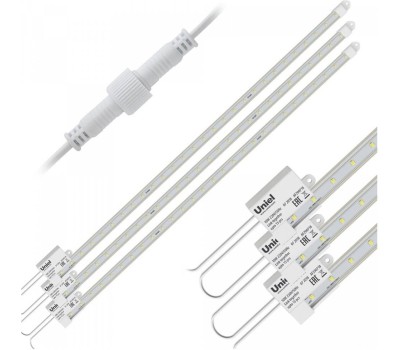 Светильник для растений светодиодный линейный UNIEL (UL-00003852) для растений ULY-P90-10W/SPFR/K IP65 AC220V CLEAR KIT09