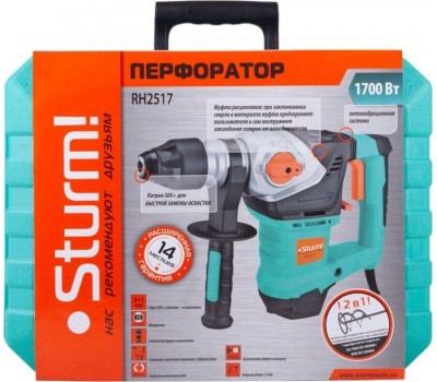 Перфораторы SDS Plus STURM RH2517 Перфоратор SDS Plus