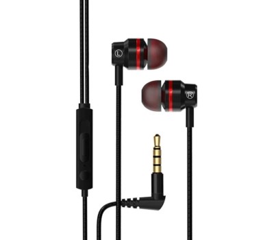 НАУШНИКИ - ГАРНИТУРА MAXVI MHF-04 черно-красный