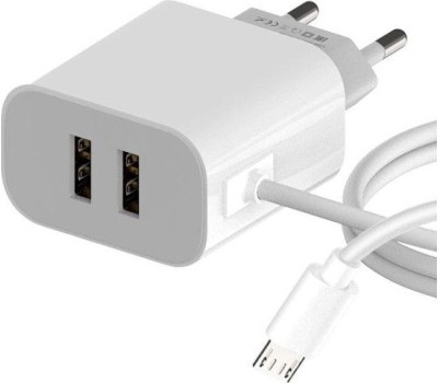 АККУМУЛЯТОРЫ И ЗАРЯДНЫЕ УСТРОЙСТВА MAXVI CHL-242M 2.4A, with microUSB cable, 2хUSB, цвет: белый