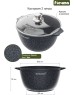 Кастрюля МЕЧТА 42803И Гранит black Induction Pro 2л