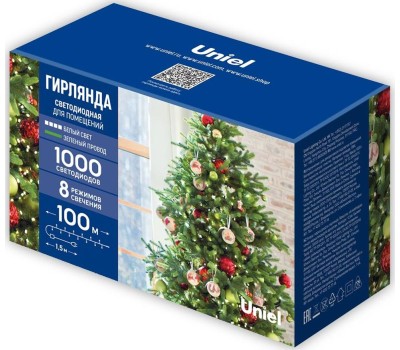 Гирлянда UNIEL (UL-00009934) ULD-S10000-1000/DGA WHITE IP20