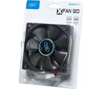 DEEPCOOL Вентилятор XFAN 120 120x120mm 3-pin 4-pin (Molex)24dB 180gr Ret