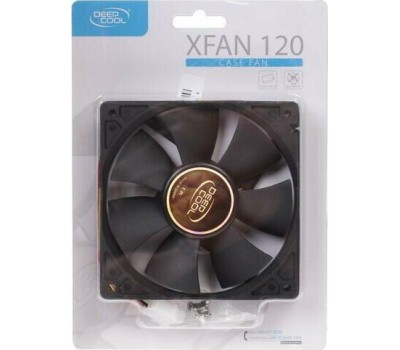 DEEPCOOL Вентилятор XFAN 120 120x120mm 3-pin 4-pin (Molex)24dB 180gr Ret