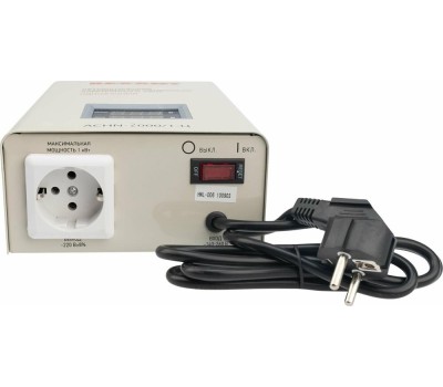 Стабилизатор напряжения однофазный настенный REXANT (11-5015) АСНN-2000/1-Ц белый