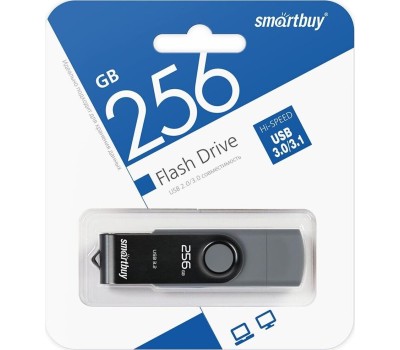 Флэш-напокитель SMARTBUY (SB256GB3DUOTWK) UFD 3.0/3.1 256GB Twist Dual