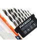 Набор сверел PATRIOT 815010103 по дереву спиральные W-образная заточка 3, 4, 5, 6, 7, 8, 9, 10 мм Набор сверел