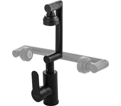 Смеситель для кухни BRIMIX 5903 Смеситель для кухонной мойки и раковины , шаровый, из высокопрочного пластика АБС , поворотный излив и аэратор, цвет ЧЕРНЫЙ.