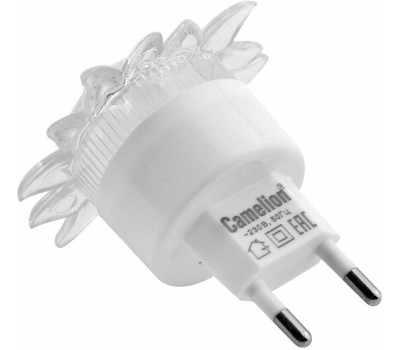 Ночник CAMELION (15375) NL-257 солнце RGB (LED ночник с выкл, 220V)