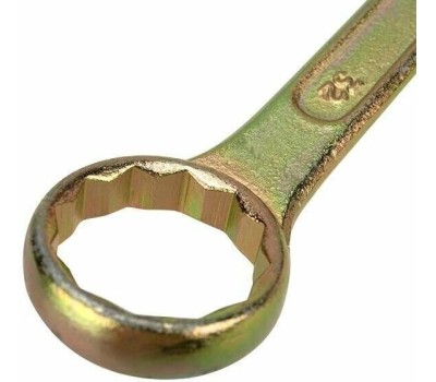 Ключ гаечный REXANT (12-5818-2) Ключ комбинированный 32мм, желтый цинк