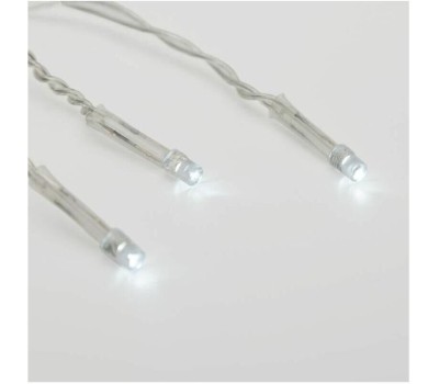 Гирлянда NEON-NIGHT (304-025) Гирлянда светодиодная универсальная 100 LED БЕЛЫЙ, 10 м, прозрачный ПВХ, с контроллером