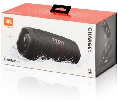 Колонка портативная JBL CHARGE 5 BLACK черный (JBLCHARGE5BLK)