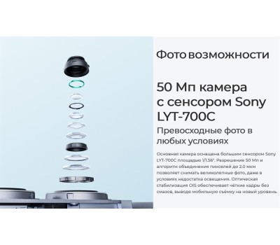 Смартфон TECNO Camon 40 CM5 8/256Gb Galaxy Black