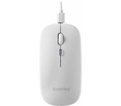 Мышь беспроводная SMARTBUY Мышь беспроводная Dual BT+USB с зарядкой X31 белая (SBM731DW) /100